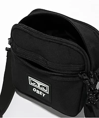 Obey Conditions Black Crossbody Bag