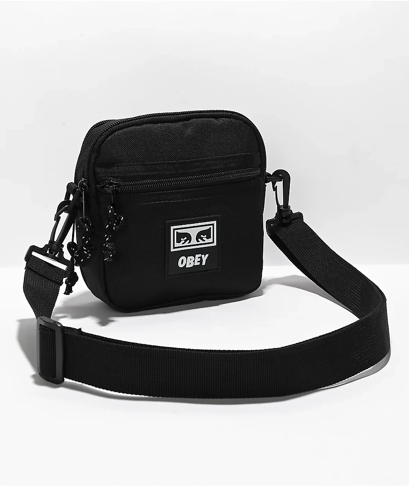 Obey Conditions Black Crossbody Bag