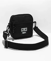 Obey Conditions Black Crossbody Bag