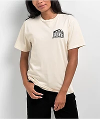 Obey Devil Natural Pigment Dye T-Shirt