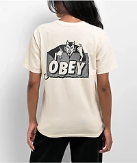 Obey Devil Natural Pigment Dye T-Shirt
