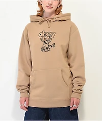Obey Devil Sandstone Hoodie