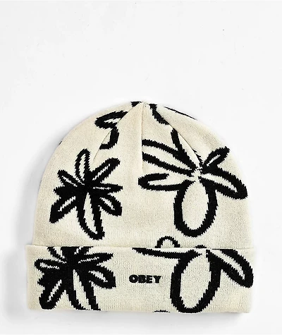 Obey Diana White Beanie