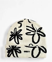 Obey Diana White Beanie