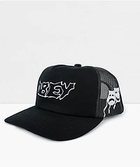 Obey Disobey Black Trucker Hat