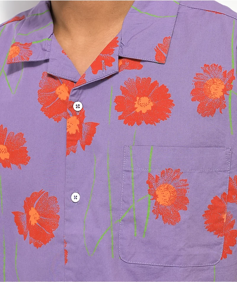 Obey Easy Relaxed Short Sleeve Button Up Shirt