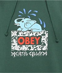 Obey Elephant 2 Green Hoodie