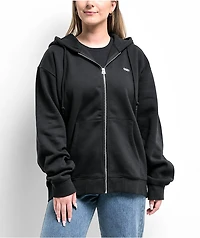 Obey Established Works Black Zip Hoodie