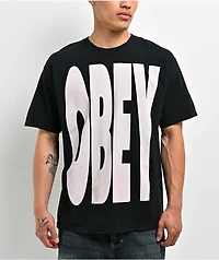 Obey Extended Black T-Shirt
