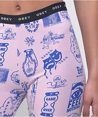 Obey Flash Pink Bike Shorts