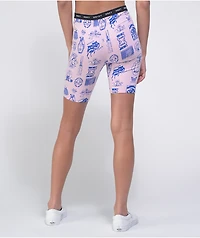 Obey Flash Pink Bike Shorts
