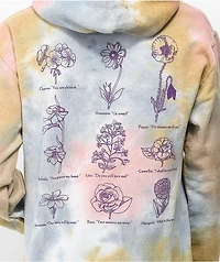 Obey Flower Packet Tie Dye Hoodie