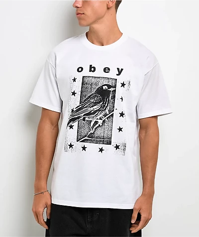 Obey Fly Away White T-Shirt