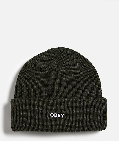 Obey Future Green Beanie