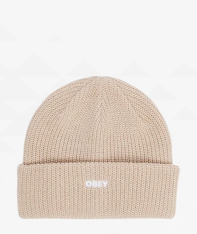 Obey Future Silver Grey Beanie