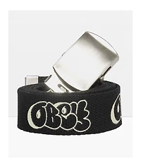 Obey Graffiti Black Web Belt