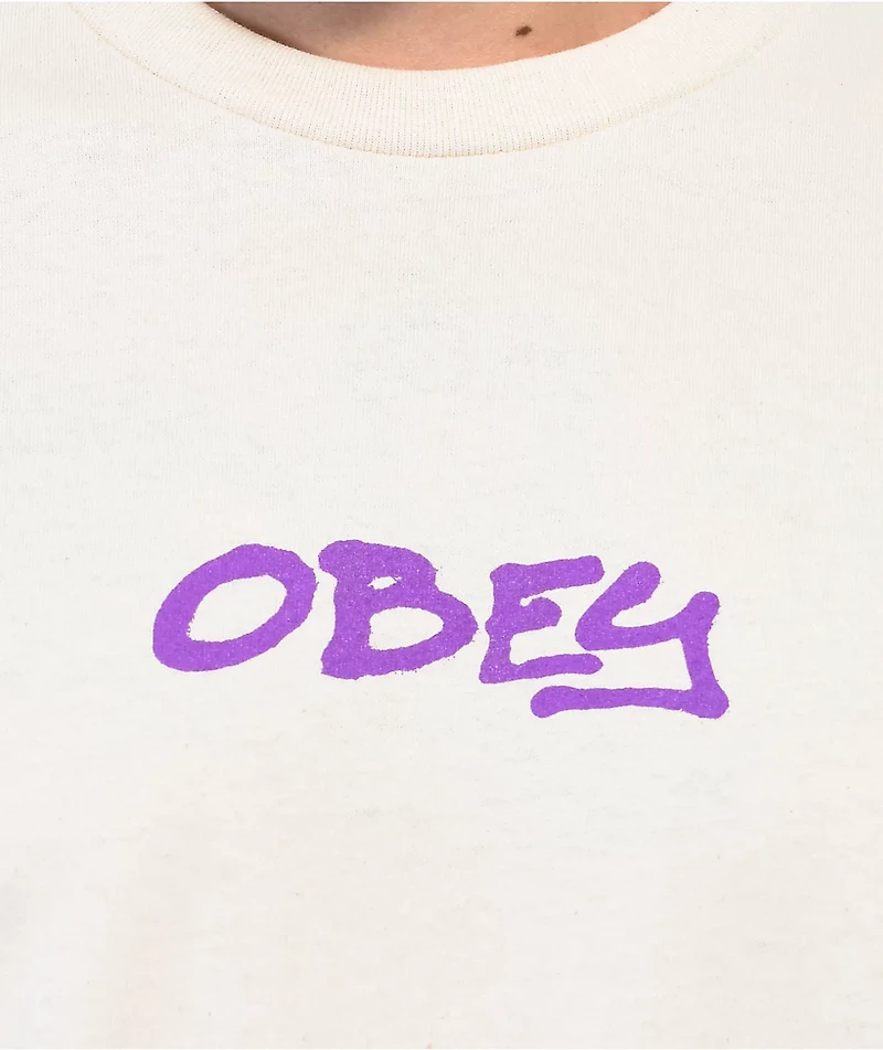 Obey Graffity Natural T-Shirt