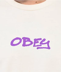 Obey Graffity Natural T-Shirt