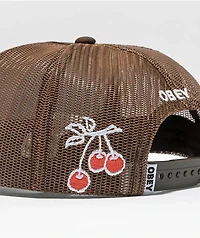Obey Heavy Work Brown Trucker Hat
