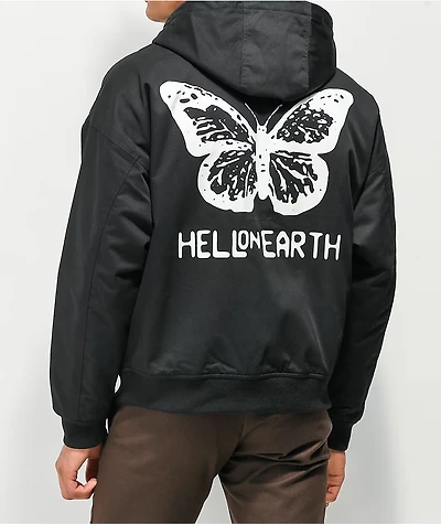 Obey Hell On Earth Black Work Jacket