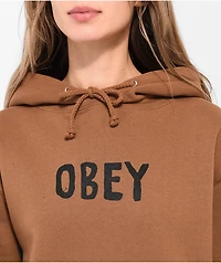 Obey Hong Kong Photo Brown Sugar Hoodie