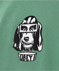 Obey Hound Green Crewneck Sweatshirt