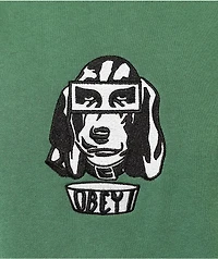 Obey Hound Green Crewneck Sweatshirt