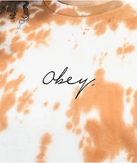 Obey House Salvage Tie Dye Long Sleeve T-Shirt