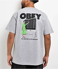 Obey I Will Heather Grey T-Shirt