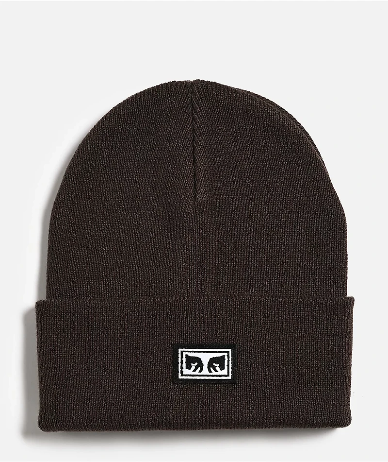 Obey Icon Eyes Dark Brown Beanie