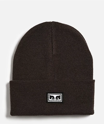 Obey Icon Eyes Dark Brown Beanie