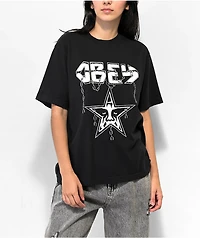 Obey Chains Black Wash T-Shirt
