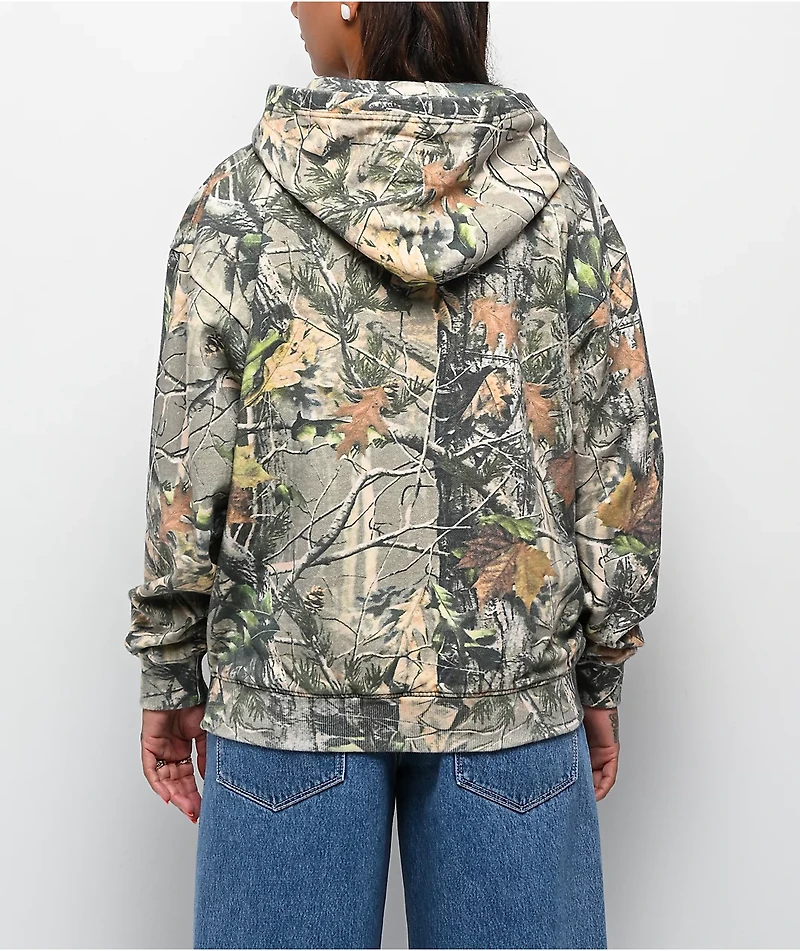 Obey Leaf Collegiate Camo Hoodie