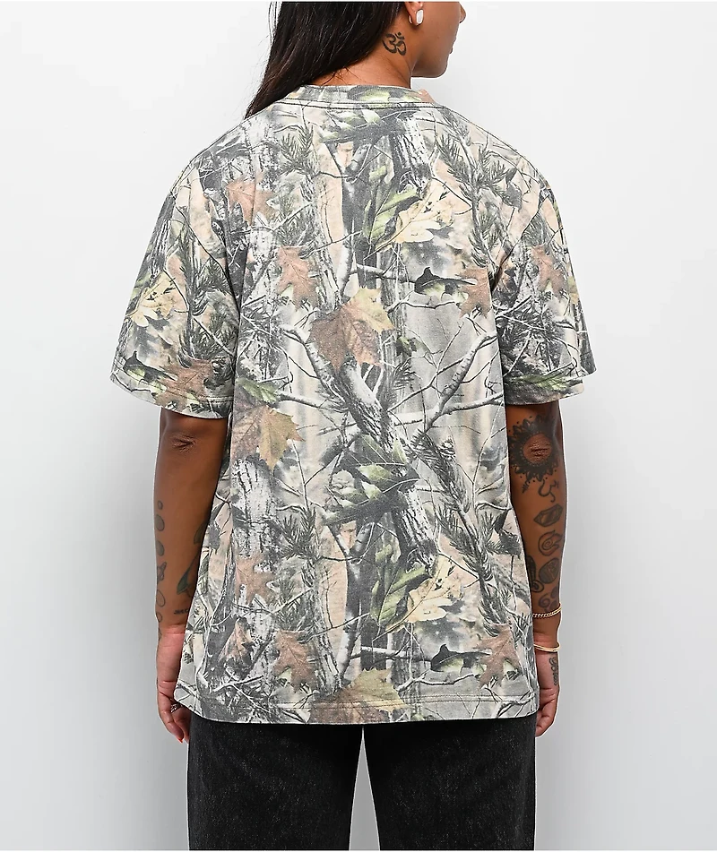 Obey Leaf Collegiate Camo T-Shirt