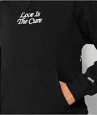 Obey Love Is Cure Black Hoodie