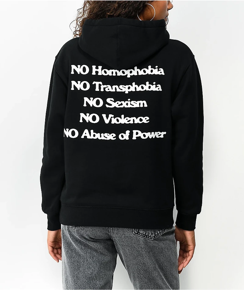 Obey Love Is Cure Black Hoodie