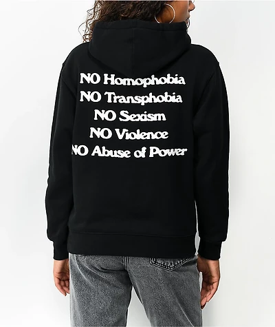Obey Love Is Cure Black Hoodie