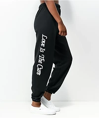Obey Love Is The Cure Black Sweatpants