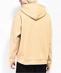 Obey Lowercase Logo Cream Hoodie