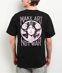 Obey Make Art Not War Black T-Shirt