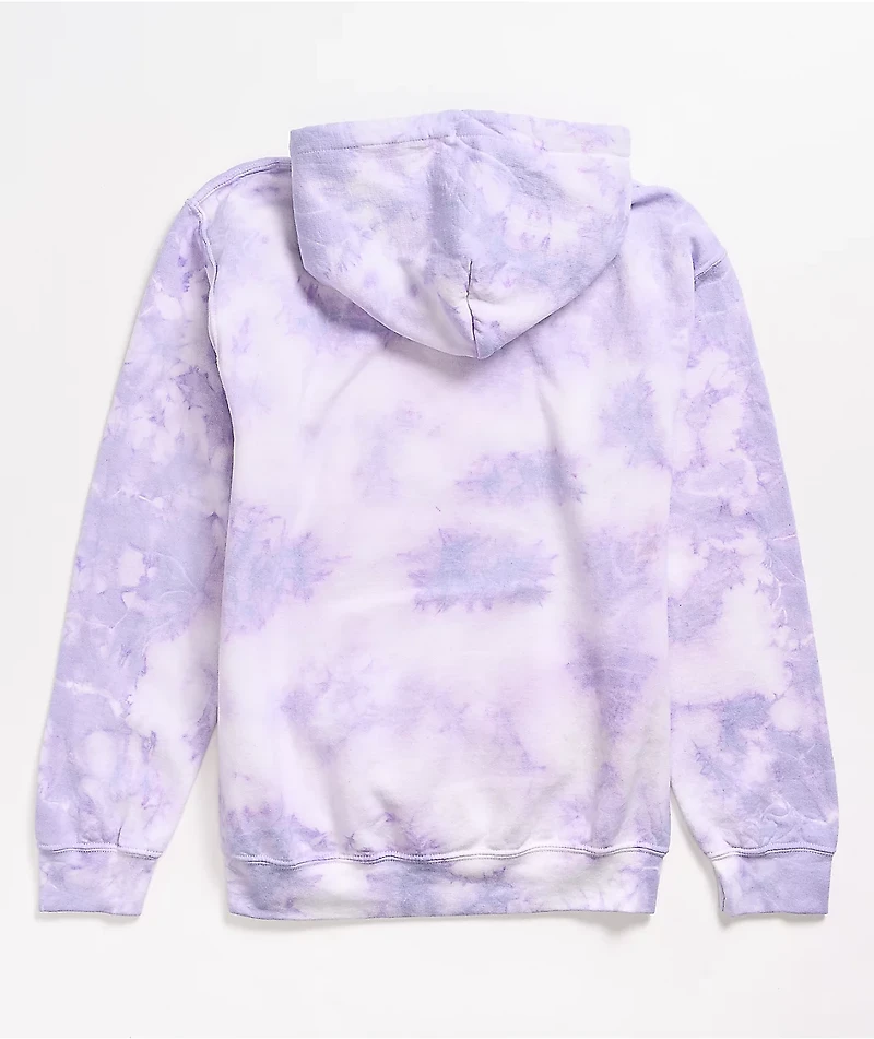 Obey Make Art Not War Lavender Tie Dye Hoodie