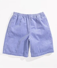 Obey Marion Relaxed Purple Corduroy Shorts