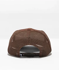 Obey Marked Brown Trucker Hat