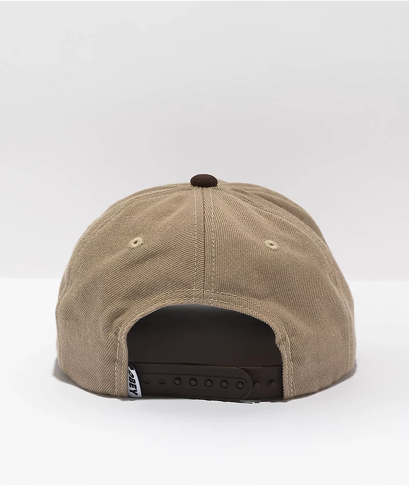 Obey Marshall Cream 6-Panel Snapback Hat