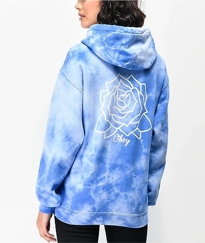 Obey Mira Rosa Blue Tie Dye Hoodie