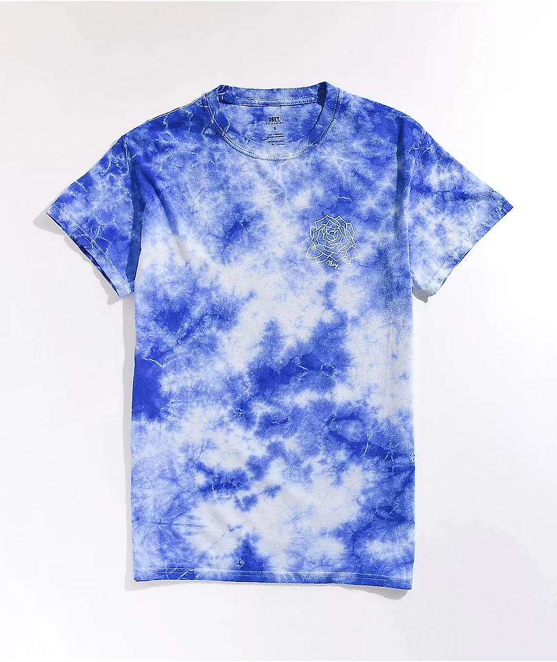 Obey Mira Rosa Cobalt Tie Dye T-Shirt