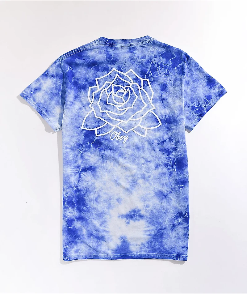 Obey Mira Rosa Cobalt Tie Dye T-Shirt
