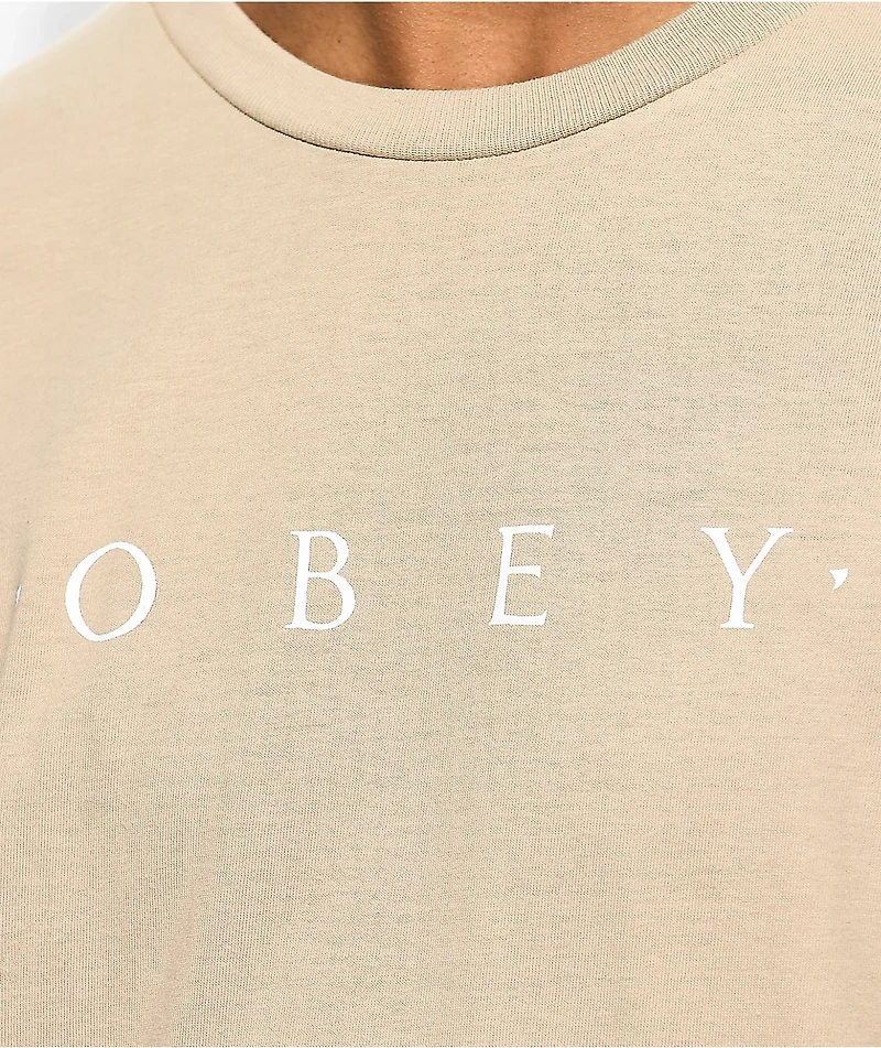 Obey Novel Sand T-Shirt