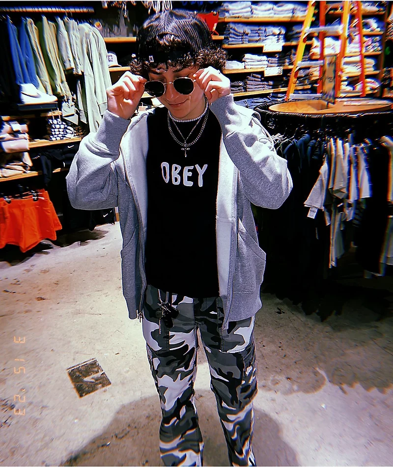 Obey OG Hand Type Black T-Shirt