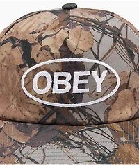 Obey Oval Fence Camo Strapback Hat